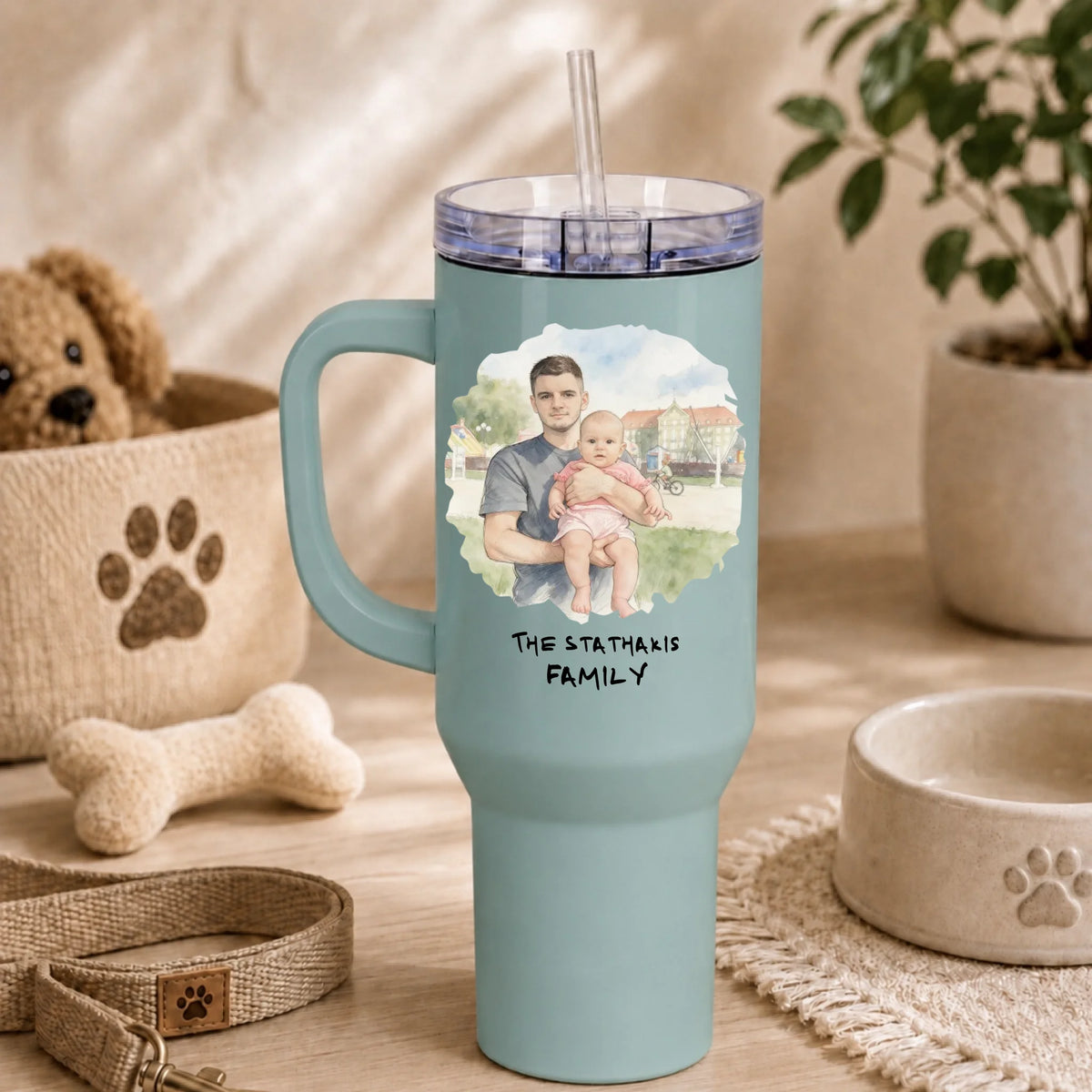 tumbler-40oz-mockup-green