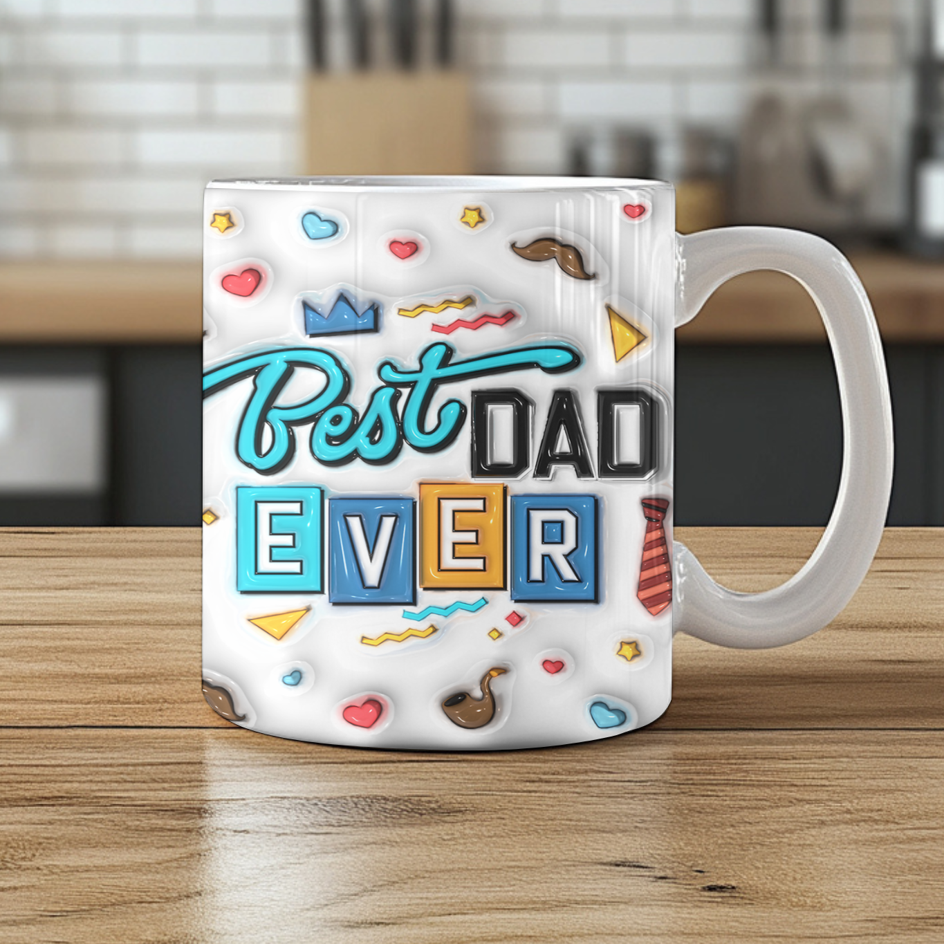 Προσαρμοσμένη Κούπα - Best Dad - Με ονόματα οικογένειας