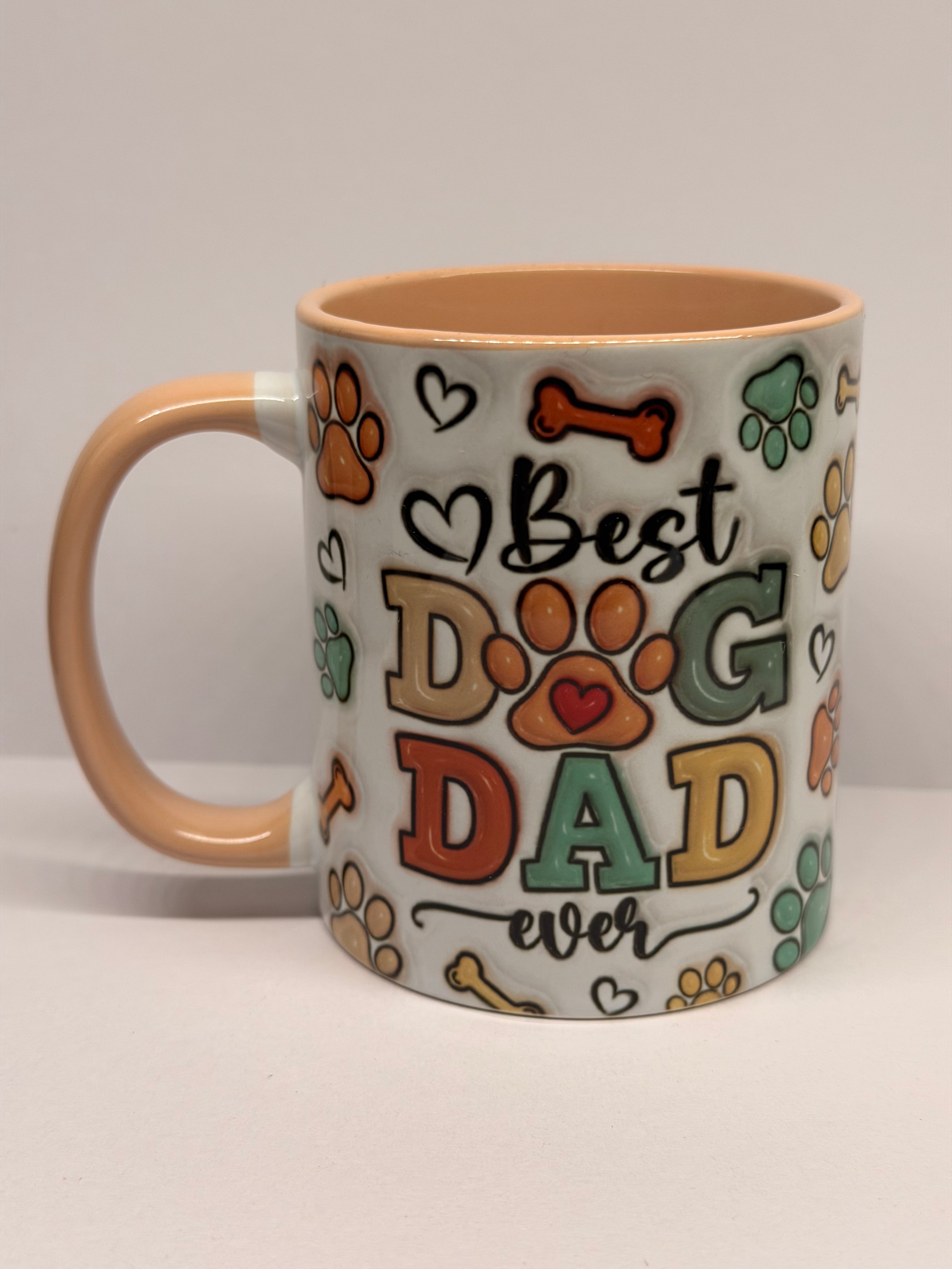 Best Dog Dad – Κούπα με 3D Inflated Εφέ Σχεδίου